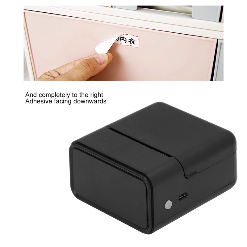 Thermal Label Printer BT 203dpi Portable Mini Label Printer for