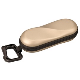 CHARMANT SH468 Glasses Case, Carabiner, Outdoor, Stylish, Glasses, Slim, Sunglasses, Mountain Climbing, Small Key Chain, GD (Gold)