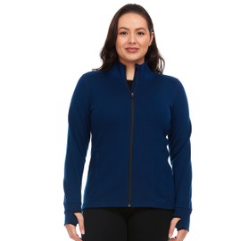 Minus33 Merino Wool Wilderness Women's Expedition Full Zip Navy Blue X-Small
