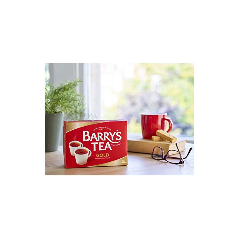 Barry's Tea Gold Blend 80 Teabags (3 Pack), Fresh from