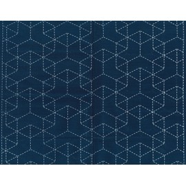 Naska Sashiko Cloth, Indigo Dye