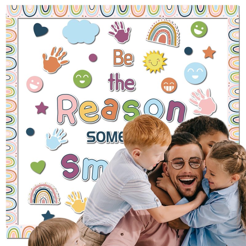 Boho Bulletin Board Set Welcome Back to School Classroom Decoration
