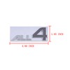 ALL4 Emblem Car Badge Sticker Replacement for Car Moto Logo