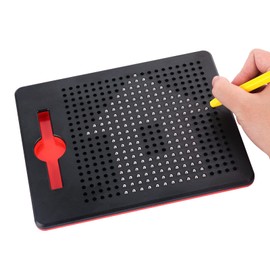 IWILCS Magnetic Drawing Board, Magnetic Beads Balls Table for Children Kids, Kids Steel Ball Drawing Toys Educational Toys Great for Boys Girls To Travel, Learning and Games