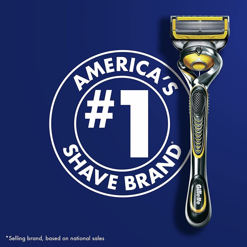 Gillette ProGlide Shield Men's Razor, 5 Bladed Razor, with Precision