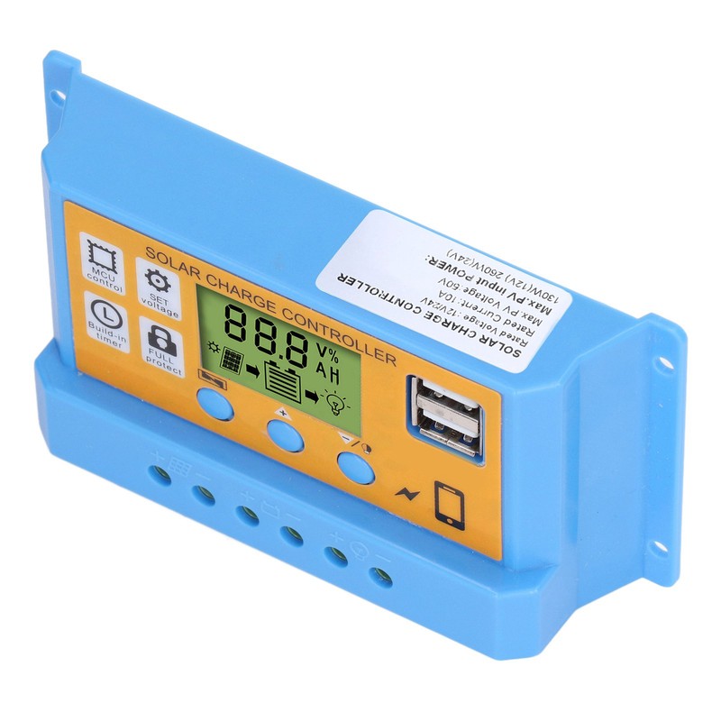 Solar Controller Digital Display Solar Panel Charge Controller Battery Intelligent