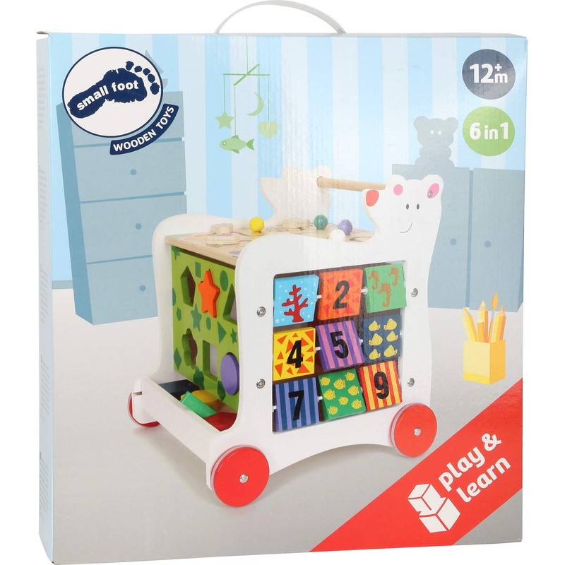 Small Foot Wooden Toys - Wooden Baby Bear Walker