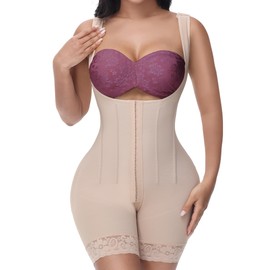 SHAPSHE Fajas Colombianas Moldeadoras High Compression BBL Shapewear for Women Post Surgery Compression Garment for Postpartum and Postoperative