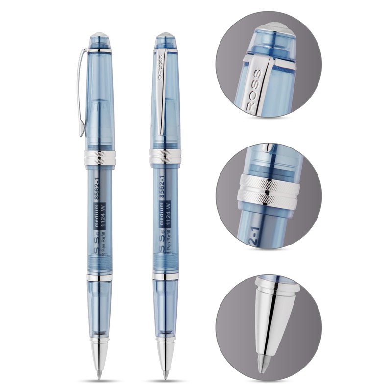 Cross Bailey Light Translucent Ballpoint Pen Refill 8562-1 Black, Line