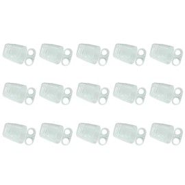 Pro Bamboo Kitchen 15pcs Plastic Queen Bee Cage Isolator Beehive Bee Export Type Queen Bee Cage Protective Cover Breeding Cage Queen Box for Honey Bees Preventing Fighting