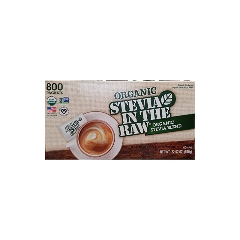 Organic Stevia In The Raw 800 Packs Stevia Blend