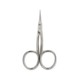 Henbor Professional Extra Pointed Cuticle Scissors Manicure Cuticle Trimmer for Precision Cut, Handcrafted in Italy