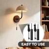 2PCS Bathroom Light Pull Cord 150cm Nylon Pull Switch Cord