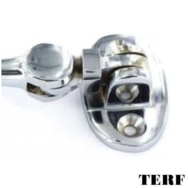 TERF® 150mm Heavy Duty Polished Chrome Cabin Door Hook and