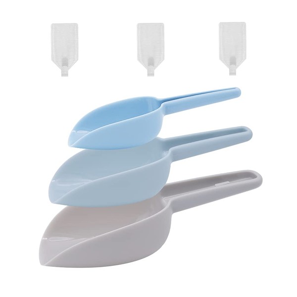 Ice Scoop Set,Multi-Purpose Kitchen Food Scoops Bar Scoops Flour Scooper,50ml/100ml/150ml
