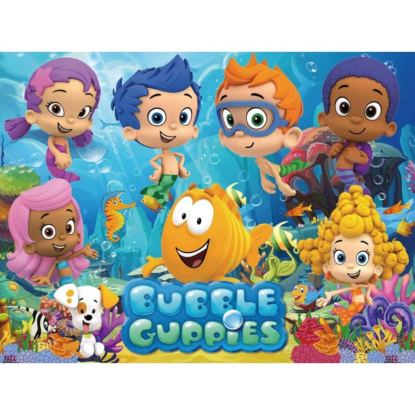 Bubble Guppies Backdrop | Birthday Banner | Baby Shower | Newborn | Party Supplies | Background | Photography