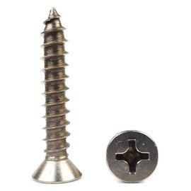 Phillips Flat Head Sheet Metal Screws 18-8 Stainless Steel - #10 x 2 Qty-1,000