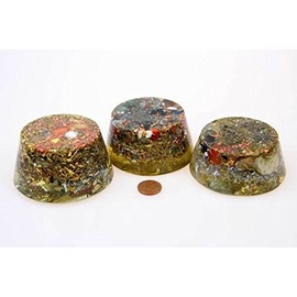 Orpanit® Orgonite Towerbuster "Spirit" M I 100% Real Orgonite I Protection Against EMF, 5G, Haarp, Radio Radiation I Real Orgone Energy for More Harmony I Health I Healing Stones