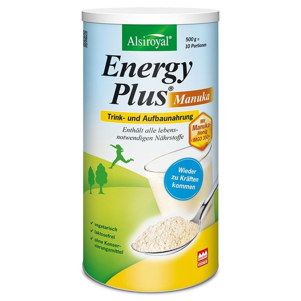 Alsiroyal EnergyPlus Manuka (500 g) - High Caloric Drinking &