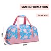 Children's Sports Bag Travel Bag with Shoe Compartment Gym Bag