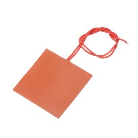 MECCANIXITY Silicone Heating Pad, 12V 10W Heater Film Flexible Heating Plate 60mmx60mm Heater Mat for Constant Temperature