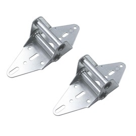 2 Packs Garage Door Hinges with Mounting Bolts, Heavy Duty #2 Door Hinges with Galvanized Finish for Residential/Light Commercial Garage Door Replacement