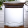 J-kitchens レトロ 漬け物 瓶/耐熱容器 ガラス 製 キャニスター 9.5cm x 9.5cm