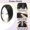 Hair Toppers for Women 10 Inch Hairpieces No Bangs Hairline