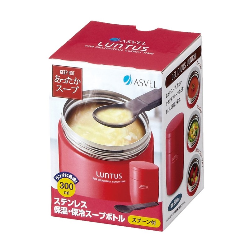 アスベル スープボトルM 「ランタス」ピンク HLB-SR300