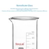 stonylab Glass Beaker, 1-Pack Borosilicate Glass Graduated Tall Beaker with