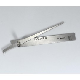 RIVERWELD Pit Gauge V-WAC Weld Measure Inspection Checks Undercut Crown Height Pits Marks Inch