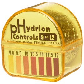 Micro Essential Lab 467 Hydrion Short Range pH Paper Refills, 9.0 - 12.0 pH