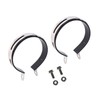 Minho 2 Piece Universal Motorcycle Exhaust Bracket Clip Hardware Bracket