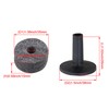 Yibuy 10pcs Black Drum Set Replacement Parts Felt Washer+Plastic Long