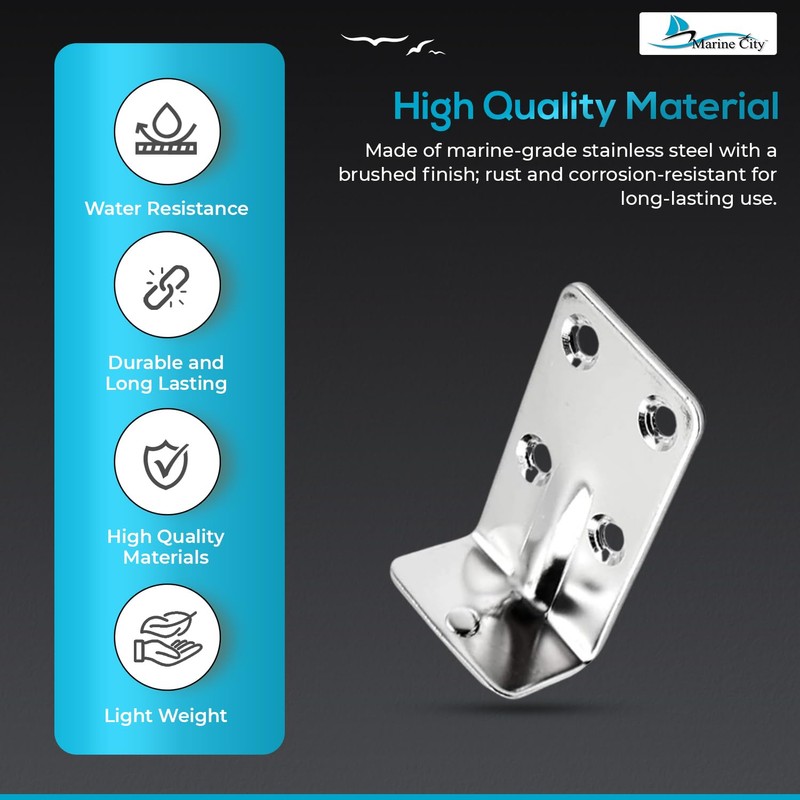 MARINE CITY Stainless Steel Removable Table Bracket – Strong &