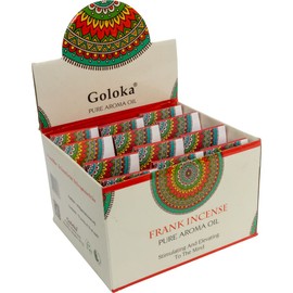 Goloka Pure Aroma Aromatherapy Essential Oils - Perfect for Diffuser, Humidifier, Massage (Frankincense)