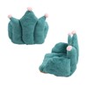 Office Chair Cushion Semi Enclosed Crown Shape Polyester Fiber Seat