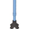 NOVA Cane Tip, Small Quad Tip with Rubber Grip Traction