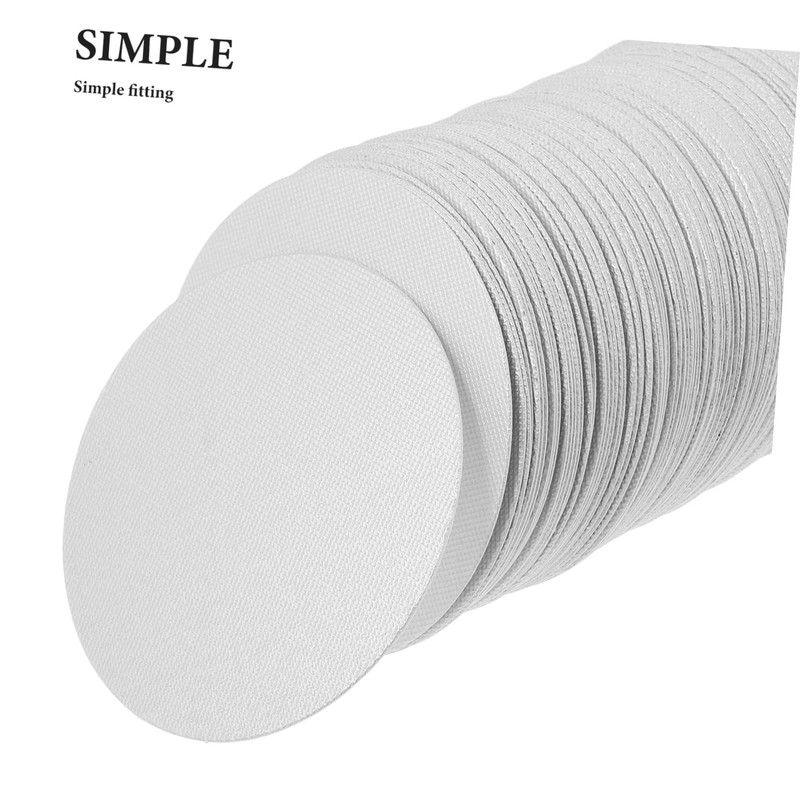 Ciieeo 100pcs Aluminum Foil Seals for Plastic Bottles Leakproof Jar