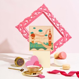 VAHDAM, Weekend in London Valentines Day Gifts Set - 9 Loose Teas | Tin Caddy Travel Edition Gift Box | Valentines Day Gifts for Him & Her | Gluten Free, Non GMO