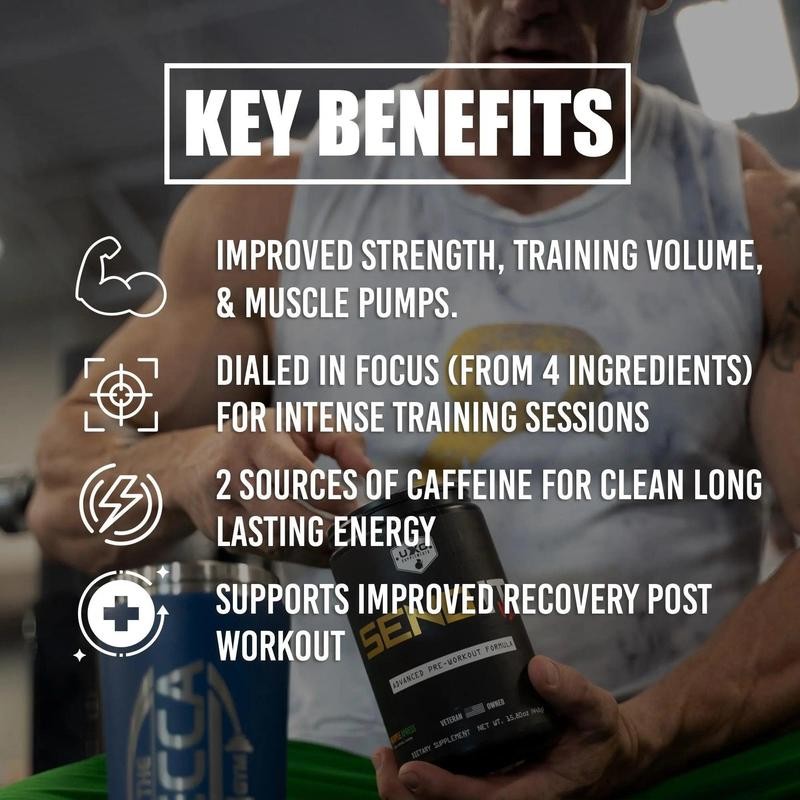 UXO Supplements: SEND IT v2 (Loaded Daily Driver Preworkout: Pump,