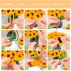 AIZANYU 1200pcs Pipe Cleaners Bulk. 24-Color Chenille Stems for Craft.