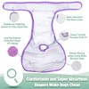 wegreeco Washable Reusable Premium Female Dog Diapers, Medium Large Small
