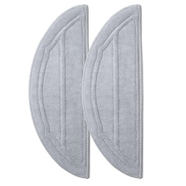 roborock Washable Vacuum Mop Cloths, Compatible Q10 S5/Q10 S5+ Robotic Vacuums, Washable and Reusable Soft Mopping Pad Replacement Accessories - 2 Pcs