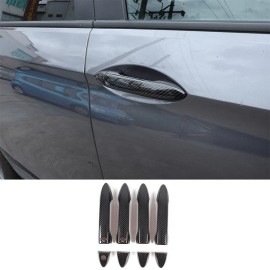 car-king888 ABS Carbon Car Door Grab Handle Trim Protective Cover For Honda Pilot 2015-2022