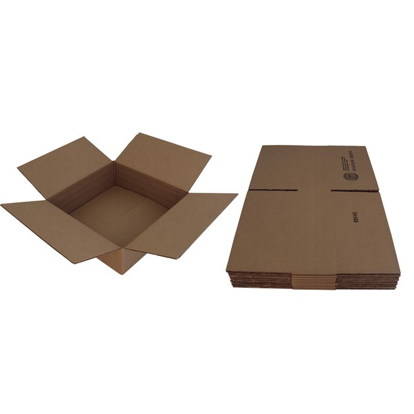 (10) Kraft Brown Multi-Depth Record Shipping Boxes - Holds 4