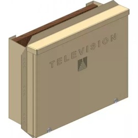 Orbit UM1100-TV MODULAR INTERFACE SERVICE ENCLOSURE WITH EMBOSSED ”TELEVISION”