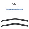 IG Window Visor for Toyota Sienna 1998-2003, Rain Guard Tape-On