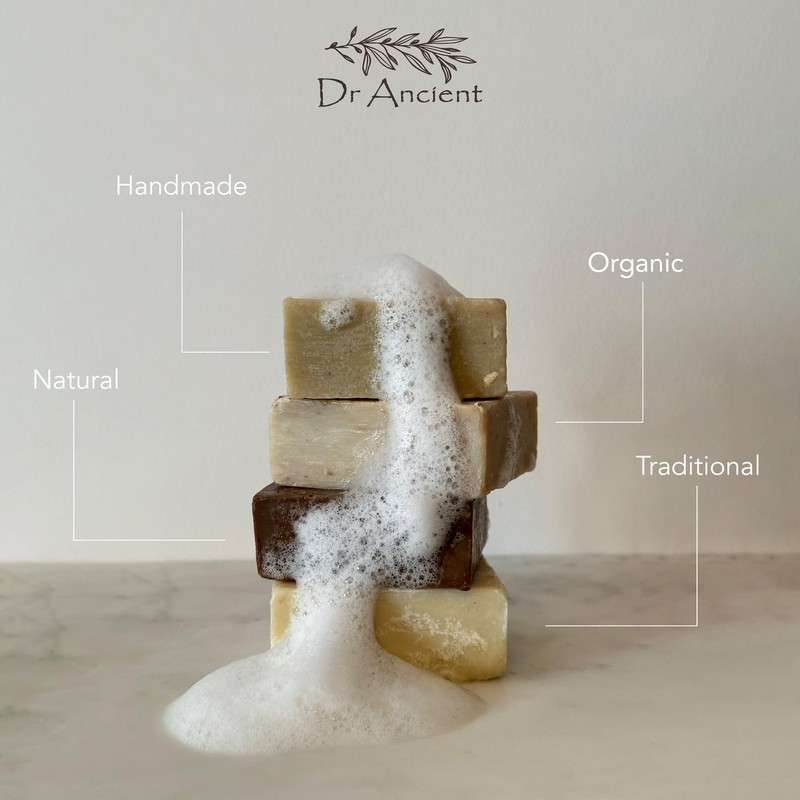 Dr.Ancient Aleppo Soap Bar With Laurel Oil%40 & Olive Oil%60