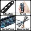 Skull Butterfly Trainer Training Dull Tool Metal knife Practice Stainless